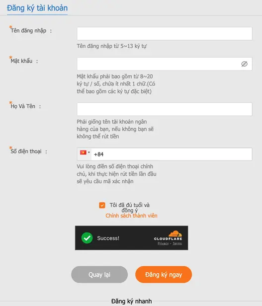 Cách Đăng Ký Tại DAGA888